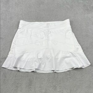 Sofibella S White Short  Women's Mini Tennis Skirt Pickleball Skort